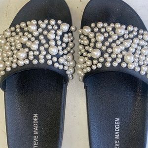 steve madden pearl slides